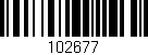 Código de barras (EAN, GTIN, SKU, ISBN): '102677'