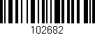 Código de barras (EAN, GTIN, SKU, ISBN): '102682'