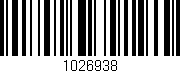 Código de barras (EAN, GTIN, SKU, ISBN): '1026938'