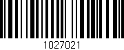 Código de barras (EAN, GTIN, SKU, ISBN): '1027021'