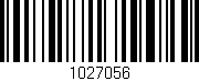 Código de barras (EAN, GTIN, SKU, ISBN): '1027056'