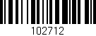 Código de barras (EAN, GTIN, SKU, ISBN): '102712'