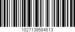 Código de barras (EAN, GTIN, SKU, ISBN): '1027139584613'