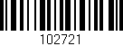 Código de barras (EAN, GTIN, SKU, ISBN): '102721'