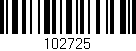 Código de barras (EAN, GTIN, SKU, ISBN): '102725'