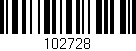Código de barras (EAN, GTIN, SKU, ISBN): '102728'