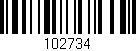 Código de barras (EAN, GTIN, SKU, ISBN): '102734'