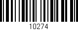 Código de barras (EAN, GTIN, SKU, ISBN): '10274'