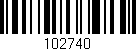 Código de barras (EAN, GTIN, SKU, ISBN): '102740'