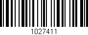Código de barras (EAN, GTIN, SKU, ISBN): '1027411'