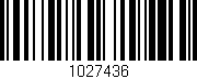 Código de barras (EAN, GTIN, SKU, ISBN): '1027436'