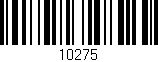 Código de barras (EAN, GTIN, SKU, ISBN): '10275'