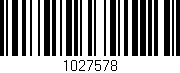 Código de barras (EAN, GTIN, SKU, ISBN): '1027578'