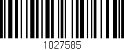 Código de barras (EAN, GTIN, SKU, ISBN): '1027585'