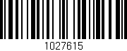 Código de barras (EAN, GTIN, SKU, ISBN): '1027615'