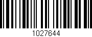 Código de barras (EAN, GTIN, SKU, ISBN): '1027644'