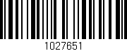 Código de barras (EAN, GTIN, SKU, ISBN): '1027651'
