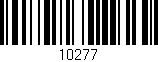 Código de barras (EAN, GTIN, SKU, ISBN): '10277'