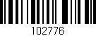 Código de barras (EAN, GTIN, SKU, ISBN): '102776'