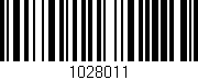 Código de barras (EAN, GTIN, SKU, ISBN): '1028011'