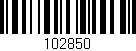 Código de barras (EAN, GTIN, SKU, ISBN): '102850'