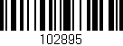 Código de barras (EAN, GTIN, SKU, ISBN): '102895'