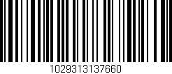 Código de barras (EAN, GTIN, SKU, ISBN): '1029313137660'