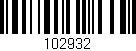 Código de barras (EAN, GTIN, SKU, ISBN): '102932'