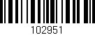 Código de barras (EAN, GTIN, SKU, ISBN): '102951'