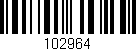 Código de barras (EAN, GTIN, SKU, ISBN): '102964'