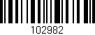 Código de barras (EAN, GTIN, SKU, ISBN): '102982'