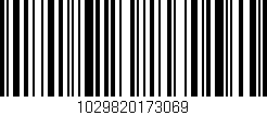 Código de barras (EAN, GTIN, SKU, ISBN): '1029820173069'