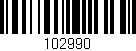 Código de barras (EAN, GTIN, SKU, ISBN): '102990'