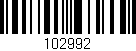 Código de barras (EAN, GTIN, SKU, ISBN): '102992'
