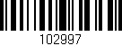 Código de barras (EAN, GTIN, SKU, ISBN): '102997'