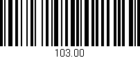 Código de barras (EAN, GTIN, SKU, ISBN): '103.00'