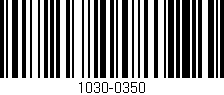 Código de barras (EAN, GTIN, SKU, ISBN): '1030-0350'