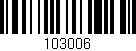 Código de barras (EAN, GTIN, SKU, ISBN): '103006'