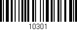 Código de barras (EAN, GTIN, SKU, ISBN): '10301'