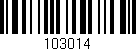 Código de barras (EAN, GTIN, SKU, ISBN): '103014'