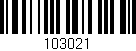 Código de barras (EAN, GTIN, SKU, ISBN): '103021'