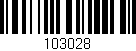 Código de barras (EAN, GTIN, SKU, ISBN): '103028'