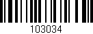 Código de barras (EAN, GTIN, SKU, ISBN): '103034'