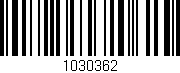 Código de barras (EAN, GTIN, SKU, ISBN): '1030362'