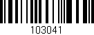 Código de barras (EAN, GTIN, SKU, ISBN): '103041'