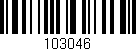Código de barras (EAN, GTIN, SKU, ISBN): '103046'