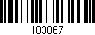Código de barras (EAN, GTIN, SKU, ISBN): '103067'