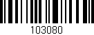 Código de barras (EAN, GTIN, SKU, ISBN): '103080'