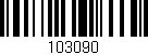 Código de barras (EAN, GTIN, SKU, ISBN): '103090'