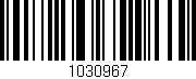 Código de barras (EAN, GTIN, SKU, ISBN): '1030967'